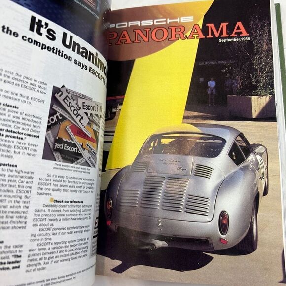 Porsche Panoramic Hardcover Bounded Magazines Vintage 1985 July-Dec & 30th Anni - Picture 6 of 12